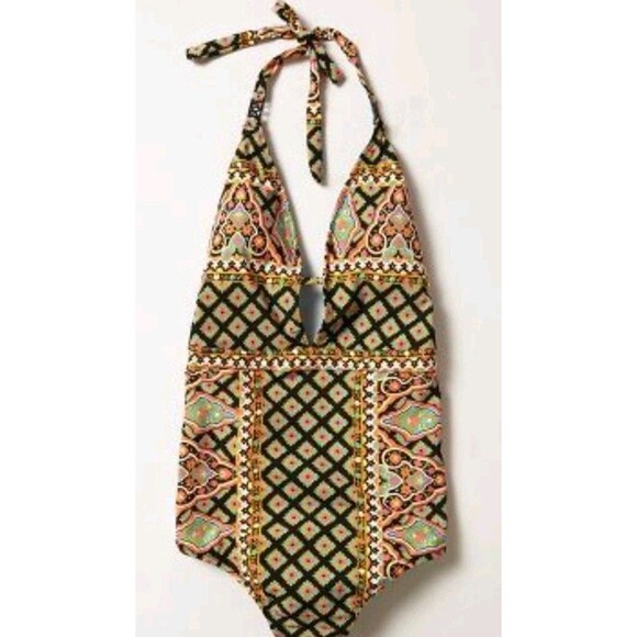 Nanette Lepore Medium Swim One Piece Goddess Swimsuit M Bathing Suit - Picture 2 of 7